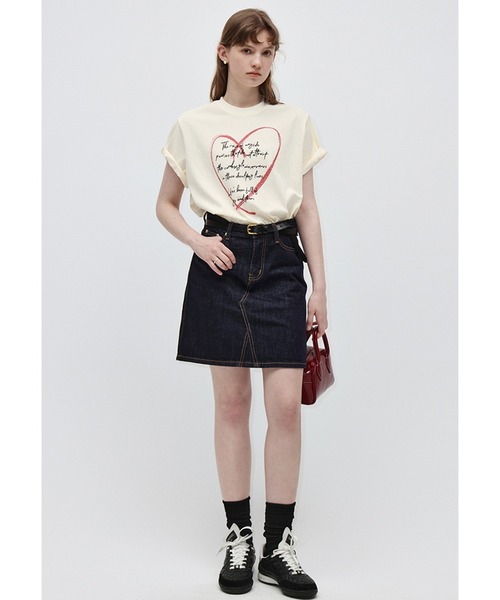 Fano Studios(ファノ ストゥディオズ)の「半袖 ペイントプリントTシャツ FX24S148【Fano Studios】(Tシャツ/カットソー・レディース・クリーム・S/M/L)」の8枚目の写真