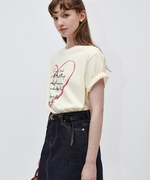 Fano Studios(ファノ ストゥディオズ)の「半袖 ペイントプリントTシャツ FX24S148【Fano Studios】(Tシャツ/カットソー・レディース・クリーム・S/M/L)」の12枚目の写真