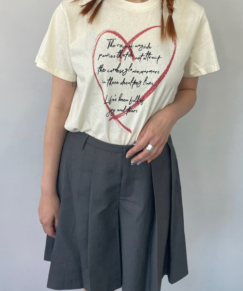 Fano Studios(ファノ ストゥディオズ)の「半袖 ペイントプリントTシャツ FX24S148【Fano Studios】(Tシャツ/カットソー・レディース・クリーム・S/M/L)」の19枚目の写真