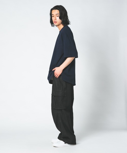 LOS ANGELES APPAREL(ロサンゼルスアパレル)の「【LOS ANGELES APPAREL/ロサンゼルスアパレル】ロスアパ 1809GD 6.5oz ガーメントダイ ポケットTシャツ半袖 MADE IN USA(Tシャツ/カットソー・メンズ・グレー/ホワイト/ブラック/ネイビー・MEDIUM/X-LARGE/LARGE)」の13枚目の写真