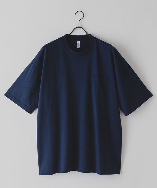 LOS ANGELES APPAREL(ロサンゼルスアパレル)の「【LOS ANGELES APPAREL/ロサンゼルスアパレル】ロスアパ 1809GD 6.5oz ガーメントダイ ポケットTシャツ半袖 MADE IN USA(Tシャツ/カットソー・メンズ・グレー/ホワイト/ブラック/ネイビー・MEDIUM/X-LARGE/LARGE)」の16枚目の写真