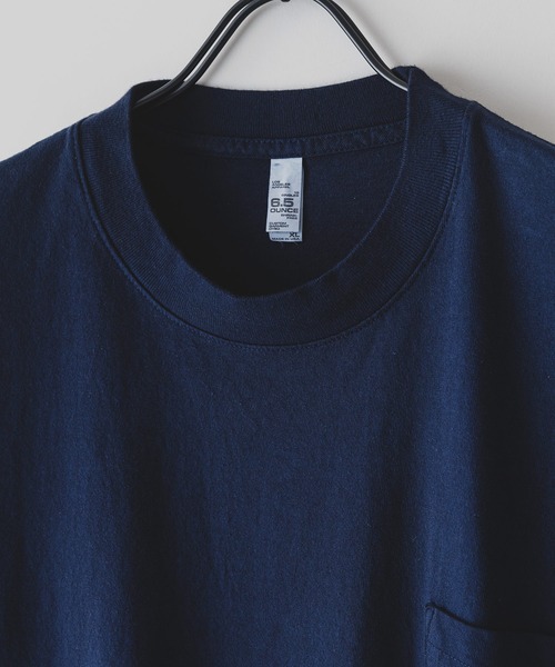 LOS ANGELES APPAREL(ロサンゼルスアパレル)の「【LOS ANGELES APPAREL/ロサンゼルスアパレル】ロスアパ 1809GD 6.5oz ガーメントダイ ポケットTシャツ半袖 MADE IN USA(Tシャツ/カットソー・メンズ・グレー/ホワイト/ブラック/ネイビー・MEDIUM/X-LARGE/LARGE)」の19枚目の写真
