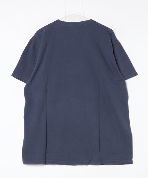 MODISH GAZE(モディシュガゼ)の「BACK TO NATURE ピグメント加工 ビッグシルエットTシャツ(Tシャツ/カットソー・メンズ・アイボリー/スミクロ/ネイビー・FREE)」の5枚目の写真