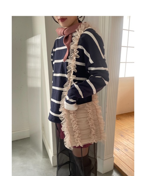 【セール】CASSELINI/キャセリーニ/チュールシャーリングショルダー（ショルダーバッグ）｜Casselini（キャセリーニ）