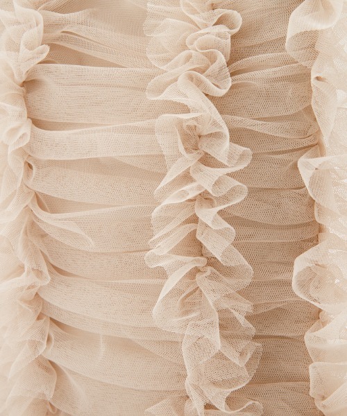 Casselini（キャセリーニ）の「CASSELINI/キャセリーニ/チュールシャーリングショルダー（ショルダーバッグ・レディース・ライラック/ブラック/ナチュラル・FREE）」の9枚目の写真