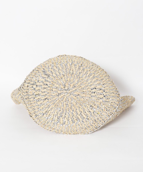 MICA&DEAL（マイカ＆ディール）の「【AFRICANSQUARE】ラフィアプラサイザルバッグ（ハンドバッグ・レディース・シルバー・FREE）」の15枚目の写真