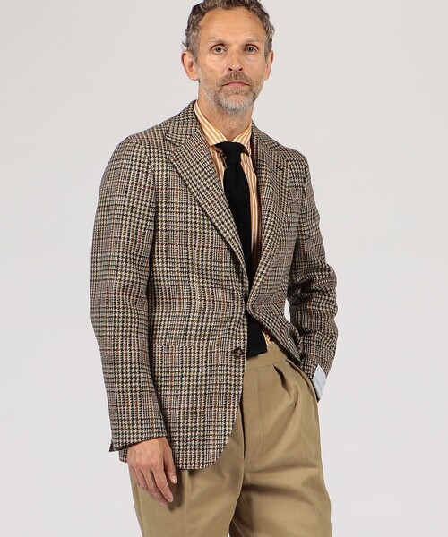 Caruso（カルーゾ）の「CARUSO ウール シングルブレステッド2Bジャケット（テーラードジャケット・メンズ・ブラウン系その他・50/48）」の3枚目の写真