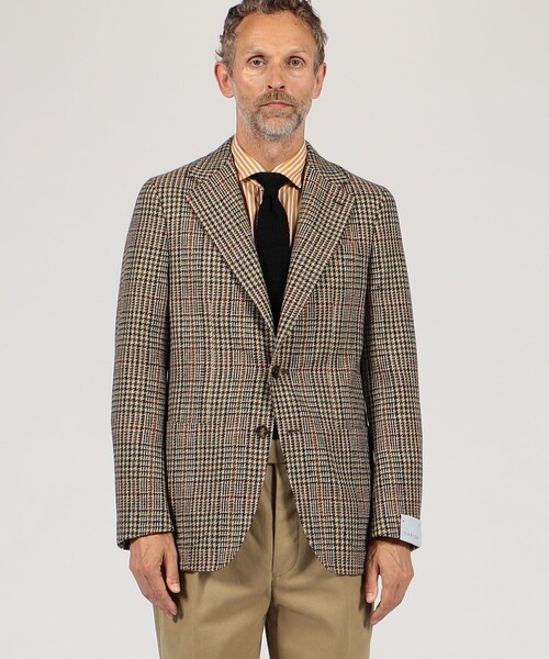 Caruso（カルーゾ）の「CARUSO ウール シングルブレステッド2Bジャケット（テーラードジャケット・メンズ・ブラウン系その他・50/48）」の4枚目の写真