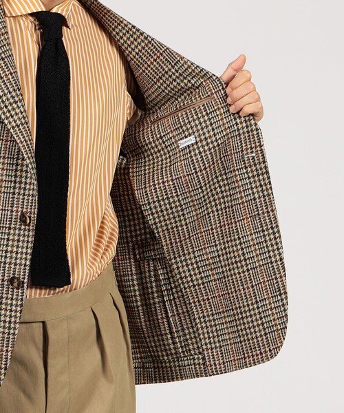 Caruso（カルーゾ）の「CARUSO ウール シングルブレステッド2Bジャケット（テーラードジャケット・メンズ・ブラウン系その他・50/48）」の7枚目の写真