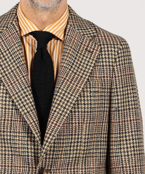 Caruso（カルーゾ）の「CARUSO ウール シングルブレステッド2Bジャケット（テーラードジャケット・メンズ・ブラウン系その他・50/48）」の9枚目の写真