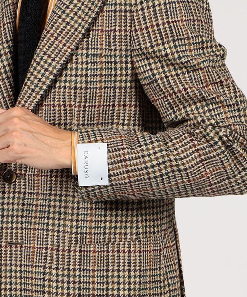 Caruso（カルーゾ）の「CARUSO ウール シングルブレステッド2Bジャケット（テーラードジャケット・メンズ・ブラウン系その他・50/48）」の10枚目の写真