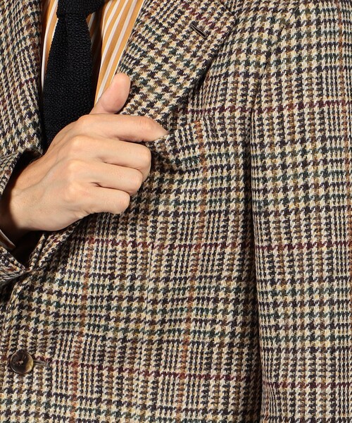 Caruso（カルーゾ）の「CARUSO ウール シングルブレステッド2Bジャケット（テーラードジャケット・メンズ・ブラウン系その他・50/48）」の13枚目の写真