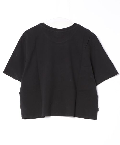 Desigual(デシグアル)の「フラワーカットワーク Tシャツ クロップド丈(シャツ/ブラウス・レディース・ブラック/ホワイト・XL/L/M/S/XS)」の3枚目の写真