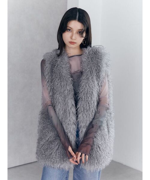 MURUA（ムルーア）の「オリジナルアートシアートップス（Tシャツ/カットソー・レディース・その他1/ブルー・FREE）」の8枚目の写真