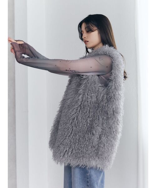 MURUA（ムルーア）の「オリジナルアートシアートップス（Tシャツ/カットソー・レディース・その他1/ブルー・FREE）」の9枚目の写真