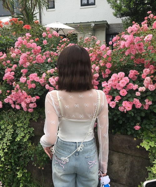 RiLi（リリ）の「リボンシアートップス【RL】（その他トップス・レディース・アイボリー・FREE）」の7枚目の写真