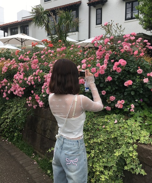 RiLi（リリ）の「リボンシアートップス【RL】（その他トップス・レディース・アイボリー・FREE）」の19枚目の写真