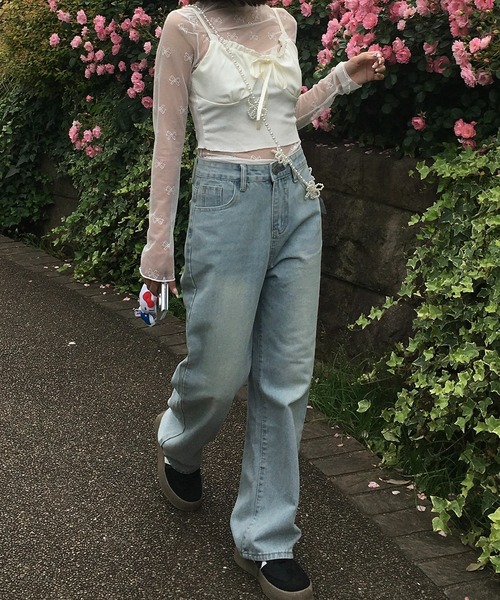 RiLi（リリ）の「リボンシアートップス【RL】（その他トップス・レディース・アイボリー・FREE）」の6枚目の写真