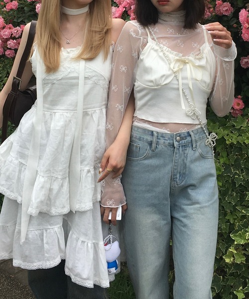 RiLi（リリ）の「リボンシアートップス【RL】（その他トップス・レディース・アイボリー・FREE）」の14枚目の写真