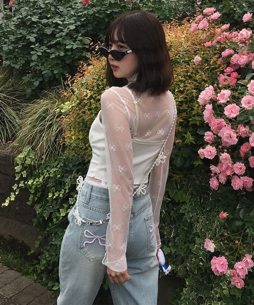 RiLi（リリ）の「リボンシアートップス【RL】（その他トップス・レディース・アイボリー・FREE）」の8枚目の写真