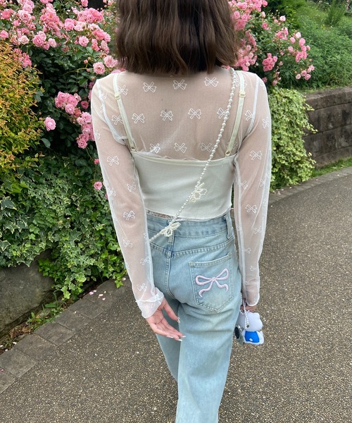 RiLi（リリ）の「リボンシアートップス【RL】（その他トップス・レディース・アイボリー・FREE）」の20枚目の写真