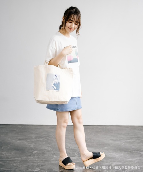 Rocky Monroe（ロッキーモンロー）の「アニメコラボ 限定 オリジナルイラスト 転生したらスライムだった件 「リムル」トートバッグ（トートバッグ・メンズ・ナチュラル・FREE）」の10枚目の写真