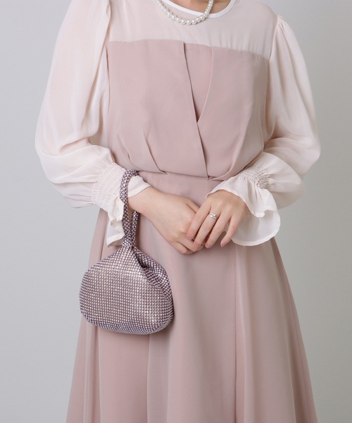 Lace Ladies(レースレディース)の「ワンハンドル コンパクト ビジュー パーティー バッグ(クラッチバッグ・レディース・シルバー/ブラック/シャンパン・FREE)」の13枚目の写真