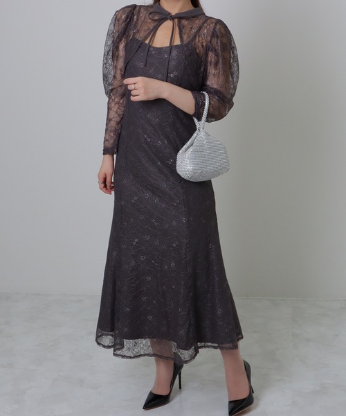 Lace Ladies(レースレディース)の「ワンハンドル コンパクト ビジュー パーティー バッグ(クラッチバッグ・レディース・シルバー/ブラック/シャンパン・FREE)」の18枚目の写真