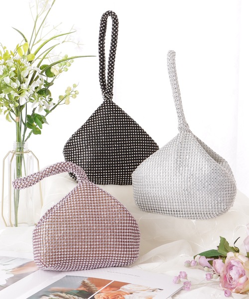 Lace Ladies(レースレディース)の「ワンハンドル コンパクト ビジュー パーティー バッグ(クラッチバッグ・レディース・シルバー/ブラック/シャンパン・FREE)」の22枚目の写真