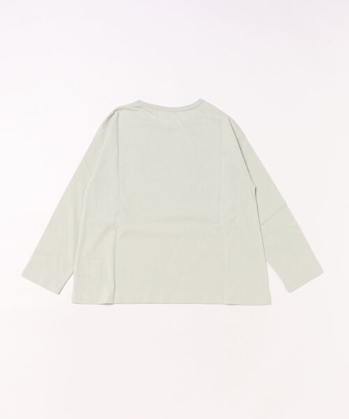 Lycee mine（リセマイン）の「【型崩れしないやわらかコットン】選べる8パターンアソートプリントAラインTシャツ（Tシャツ/カットソー・キッズ・チャコール/ダークブラウン/ピンク/ブラック/アイボリー/ブルーグレー/ミント/クリーム・120cm/110cm/130cm/150cm/140cm/100cm）」の9枚目の写真