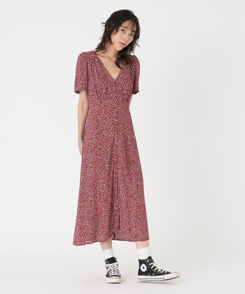 Levi's(リーバイス)の「Levi's/リーバイス SARINA ワンピース レッド ALARCON FLORAL(ワンピース・レディース・レッド・XS/S/M)」の12枚目の写真