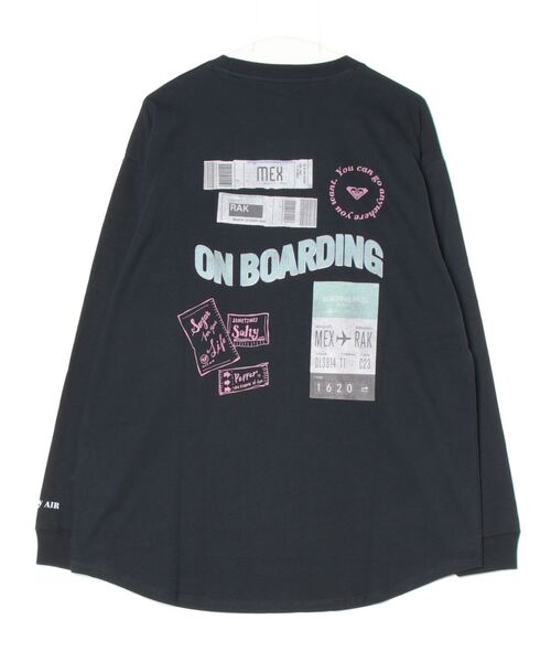 ROXY(ロキシー)の「ROXY/ロキシー ロンT RLT244610T(Tシャツ/カットソー・レディース・ブラック/グレー/ホワイト・L/M)」の4枚目の写真