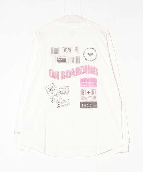 ROXY(ロキシー)の「ROXY/ロキシー ロンT RLT244610T(Tシャツ/カットソー・レディース・ブラック/グレー/ホワイト・L/M)」の6枚目の写真