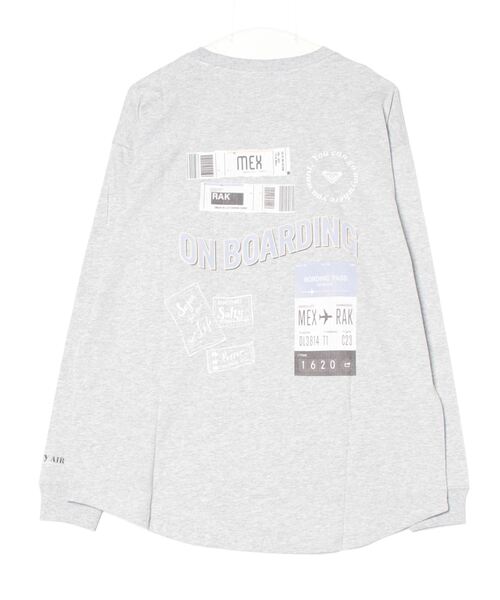 ROXY(ロキシー)の「ROXY/ロキシー ロンT RLT244610T(Tシャツ/カットソー・レディース・ブラック/グレー/ホワイト・L/M)」の7枚目の写真
