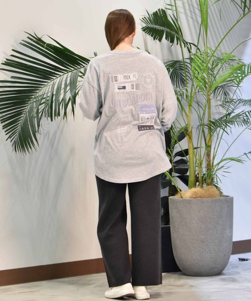 ROXY(ロキシー)の「ROXY/ロキシー ロンT RLT244610T(Tシャツ/カットソー・レディース・ブラック/グレー/ホワイト・L/M)」の17枚目の写真