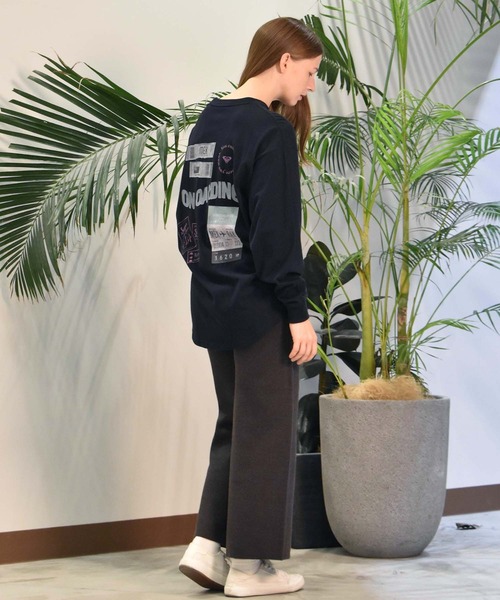 ROXY(ロキシー)の「ROXY/ロキシー ロンT RLT244610T(Tシャツ/カットソー・レディース・ブラック/グレー/ホワイト・L/M)」の12枚目の写真
