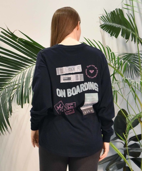 ROXY(ロキシー)の「ROXY/ロキシー ロンT RLT244610T(Tシャツ/カットソー・レディース・ブラック/グレー/ホワイト・L/M)」の9枚目の写真