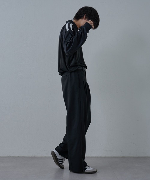 COLONY 2139（コロニートゥーワンスリーナイン）の「ゲームシャツ長袖スキッパー（Tシャツ/カットソー・メンズ・ブラック/ホワイト・MEDIUM/LARGE）」の9枚目の写真