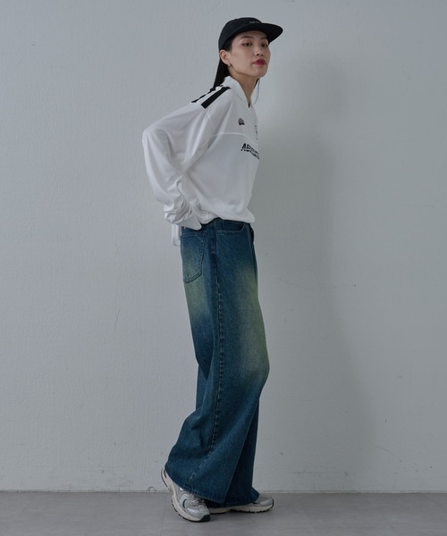 COLONY 2139（コロニートゥーワンスリーナイン）の「ゲームシャツ長袖スキッパー（Tシャツ/カットソー・メンズ・ブラック/ホワイト・MEDIUM/LARGE）」の19枚目の写真