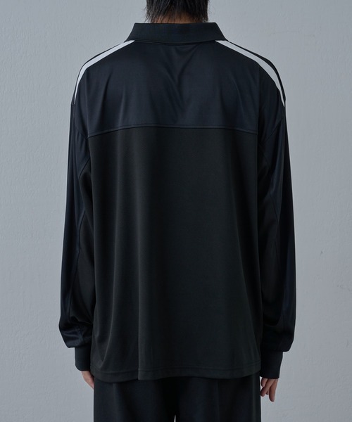 COLONY 2139（コロニートゥーワンスリーナイン）の「ゲームシャツ長袖スキッパー（Tシャツ/カットソー・メンズ・ブラック/ホワイト・MEDIUM/LARGE）」の6枚目の写真