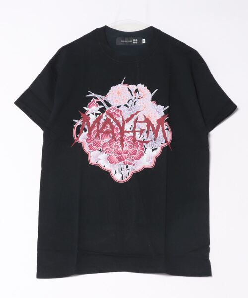 SAMURAI CORE(サムライコア)の「/SAMURAI CORE x MAYHEM/Graphic Design T(Tシャツ/カットソー・メンズ・ブラック/ホワイト・LARGE/MEDIUM/X-LARGE/SMALL)」の2枚目の写真