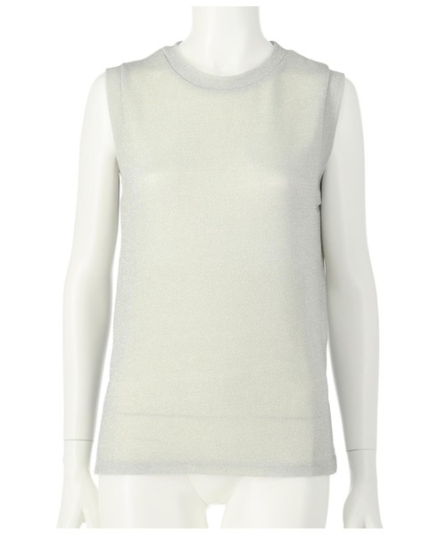 LATINA（ラティーナ）の「ラメ タンクトップ ノースリーブ Uネック（タンクトップ・レディース・シルバー・FREE）」の16枚目の写真