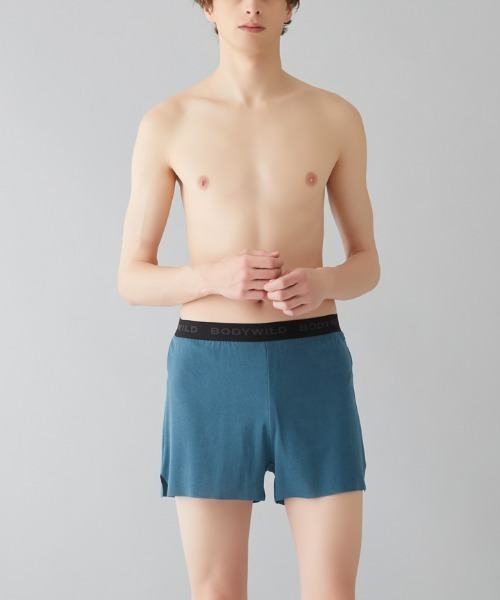 BODY WILD（ボディーワイルド）の「【日経トレンディ掲載商品】BODY WILD/ボディワイルド ブリーフ内蔵 フィットトランクス まったく新しい未体験パンツ（ブリーフ・メンズ・ダークブルー/ライトベージュ/グレー・MEDIUM/LARGE）」の3枚目の写真