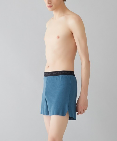BODY WILD（ボディーワイルド）の「【日経トレンディ掲載商品】BODY WILD/ボディワイルド ブリーフ内蔵 フィットトランクス まったく新しい未体験パンツ（ブリーフ・メンズ・ダークブルー/ライトベージュ/グレー・MEDIUM/LARGE）」の8枚目の写真