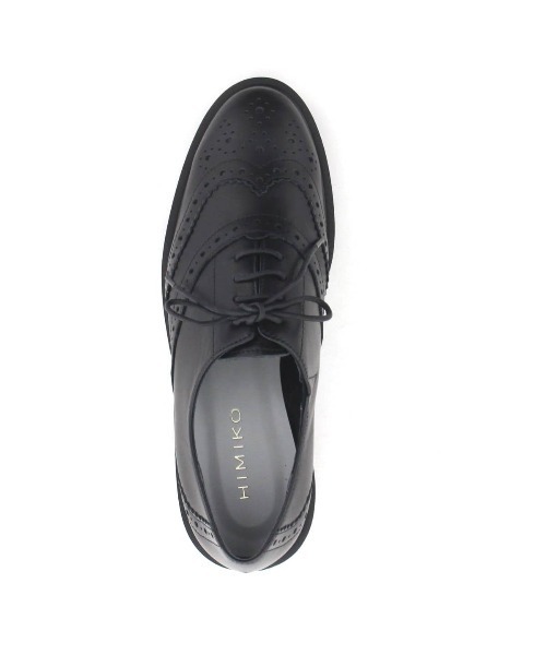 HIMIKO（ヒミコ）の「【Made in Japan】トラックソールレースアップシューズ/641301（ドレスシューズ・レディース・ブラック/アイボリー/ガンメタ・22.0cm/25.0cm/24.5cm/23.0cm/22.5cm/24.0cm/23.5cm/25.5cm/21.5cm/26.0cm/26.5cm）」の4枚目の写真