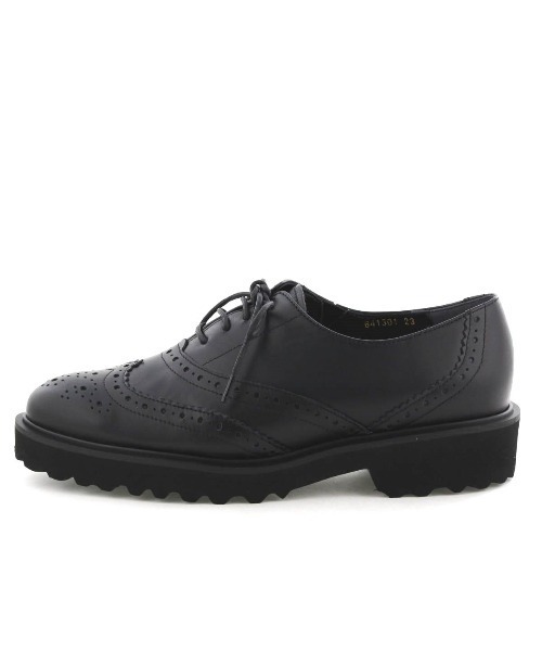 HIMIKO（ヒミコ）の「【Made in Japan】トラックソールレースアップシューズ/641301（ドレスシューズ・レディース・ブラック/アイボリー/ガンメタ・22.0cm/25.0cm/24.5cm/23.0cm/22.5cm/24.0cm/23.5cm/25.5cm/21.5cm/26.0cm/26.5cm）」の7枚目の写真