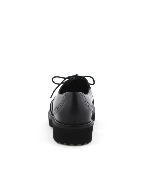 HIMIKO（ヒミコ）の「【Made in Japan】トラックソールレースアップシューズ/641301（ドレスシューズ・レディース・ブラック/アイボリー/ガンメタ・22.0cm/25.0cm/24.5cm/23.0cm/22.5cm/24.0cm/23.5cm/25.5cm/21.5cm/26.0cm/26.5cm）」の9枚目の写真