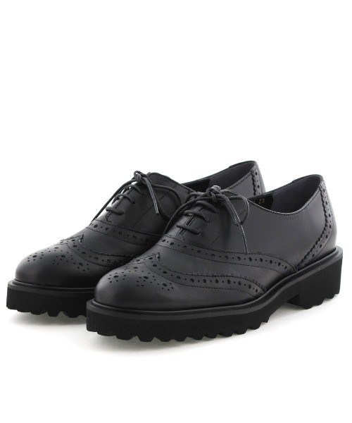 HIMIKO（ヒミコ）の「【Made in Japan】トラックソールレースアップシューズ/641301（ドレスシューズ・レディース・ブラック/アイボリー/ガンメタ・22.0cm/25.0cm/24.5cm/23.0cm/22.5cm/24.0cm/23.5cm/25.5cm/21.5cm/26.0cm/26.5cm）」の12枚目の写真