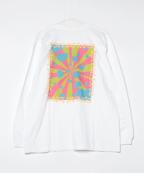 Mag.(マグ)の「【Spread Love】オリジナルプリント L/S T(Tシャツ/カットソー・レディース・ブラック/ホワイト・MEDIUM/LARGE)」の3枚目の写真