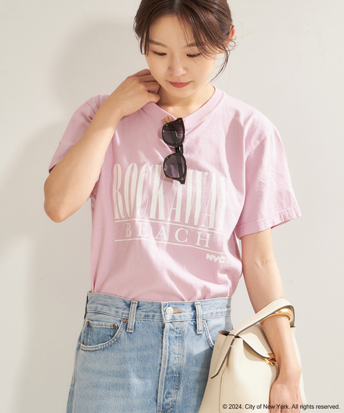 plage（プラージュ）の「NYC ロゴTシャツ 5（Tシャツ/カットソー・レディース・ピンク・FREE）」の7枚目の写真